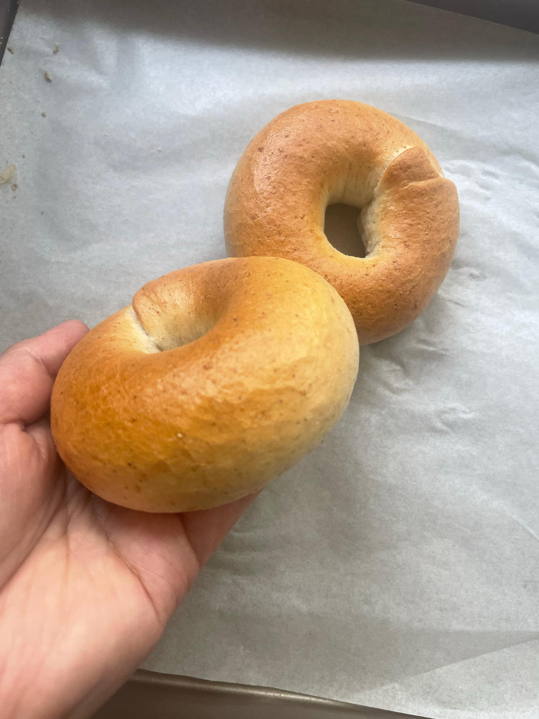 黑椒香肠全麦贝果