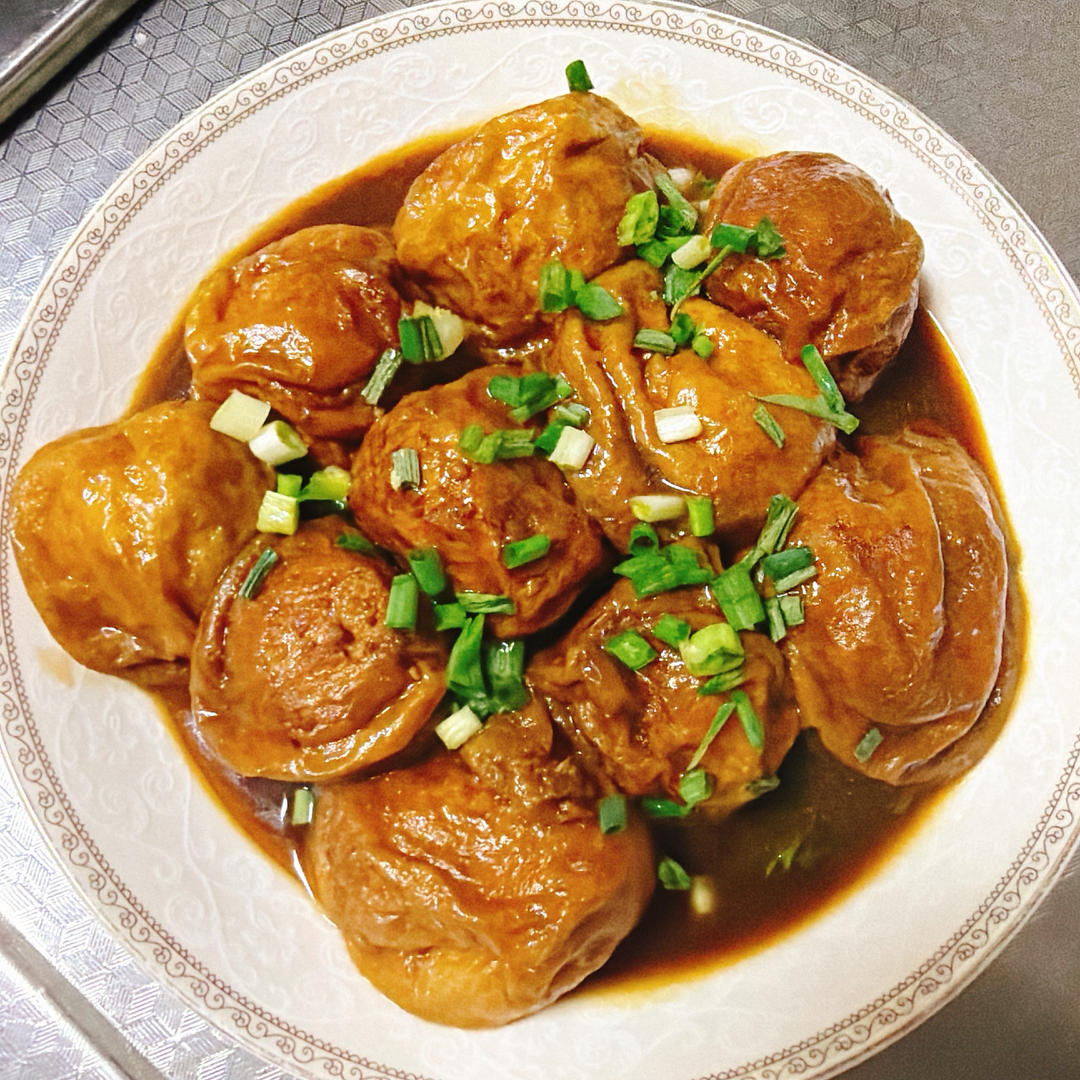 【上海本帮菜】油面筋塞肉（汤汁超下饭）