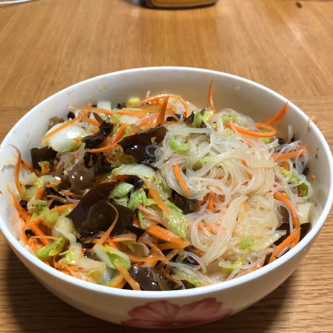 凉拌白菜芯——冬天的小凉菜