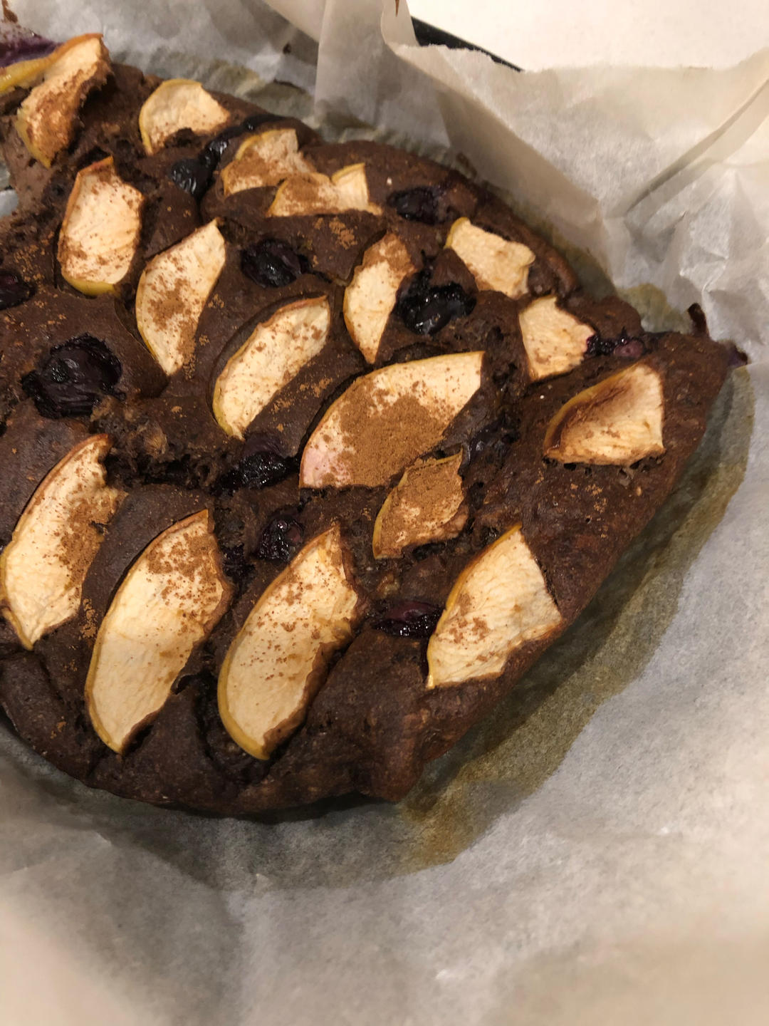 低脂香蕉可可布朗尼