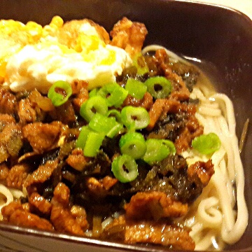 雪菜肉丝面