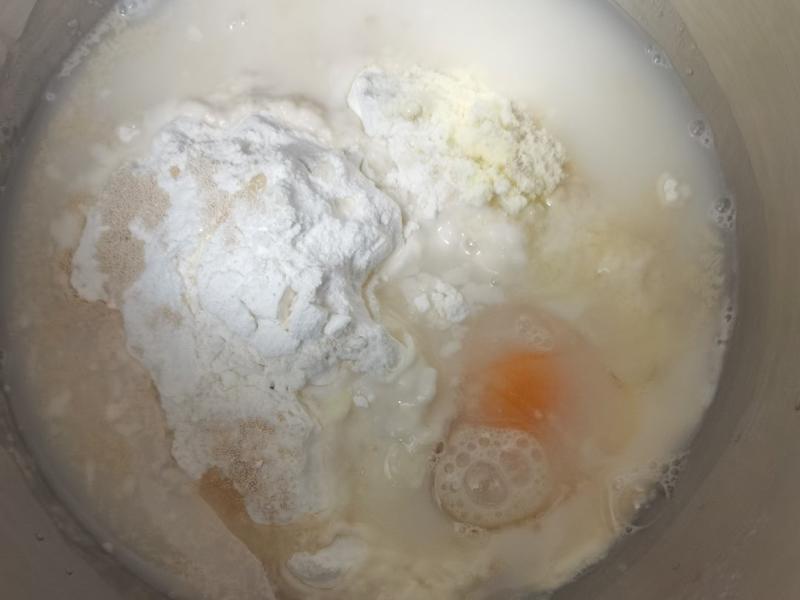 纯奶手撕吐司的做法 步骤1