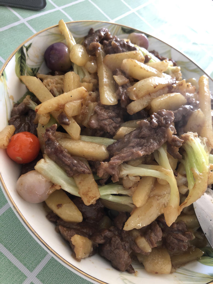 🔥嫩滑爽口的香菜炒牛肉🐂