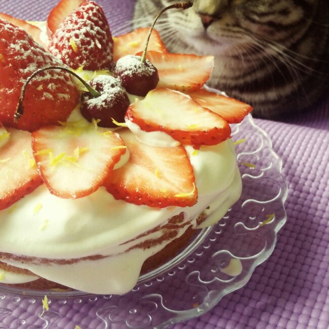 6寸原味戚风蛋糕