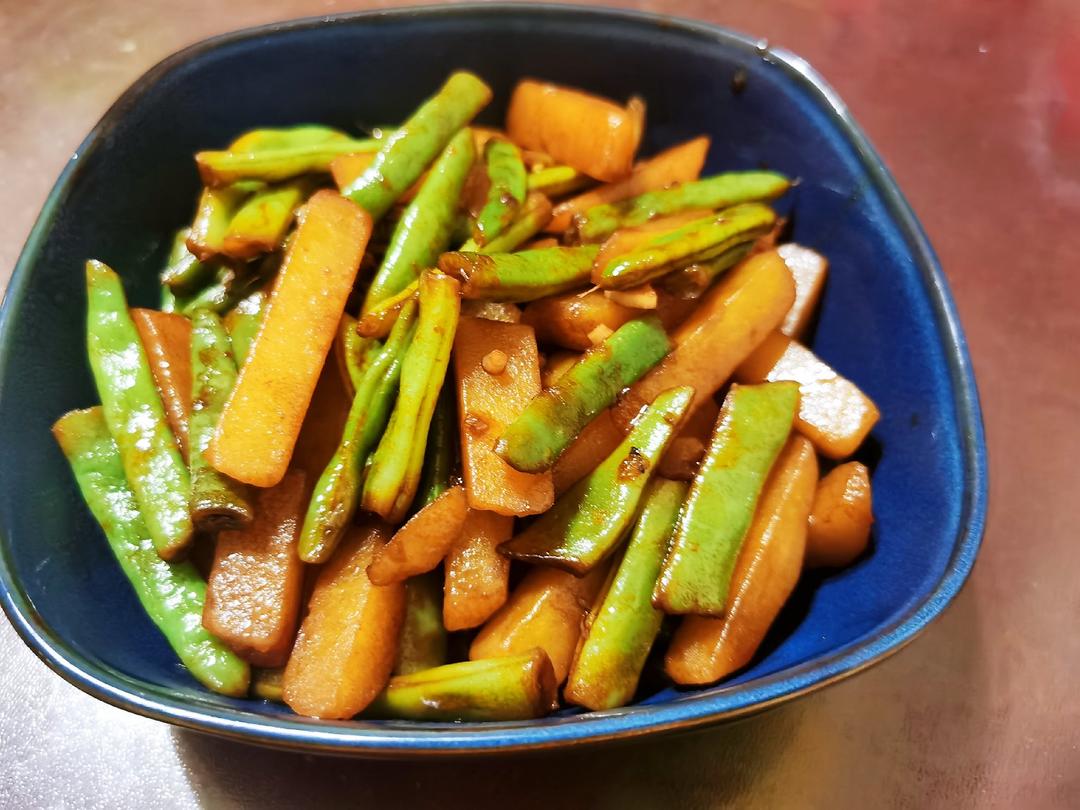 土豆炖豆角
