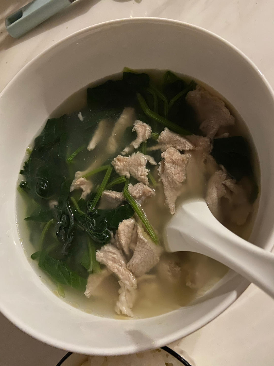 🔥这样做的肉片汤，肉质滑嫩不塞牙，特别鲜美好吃❗️
