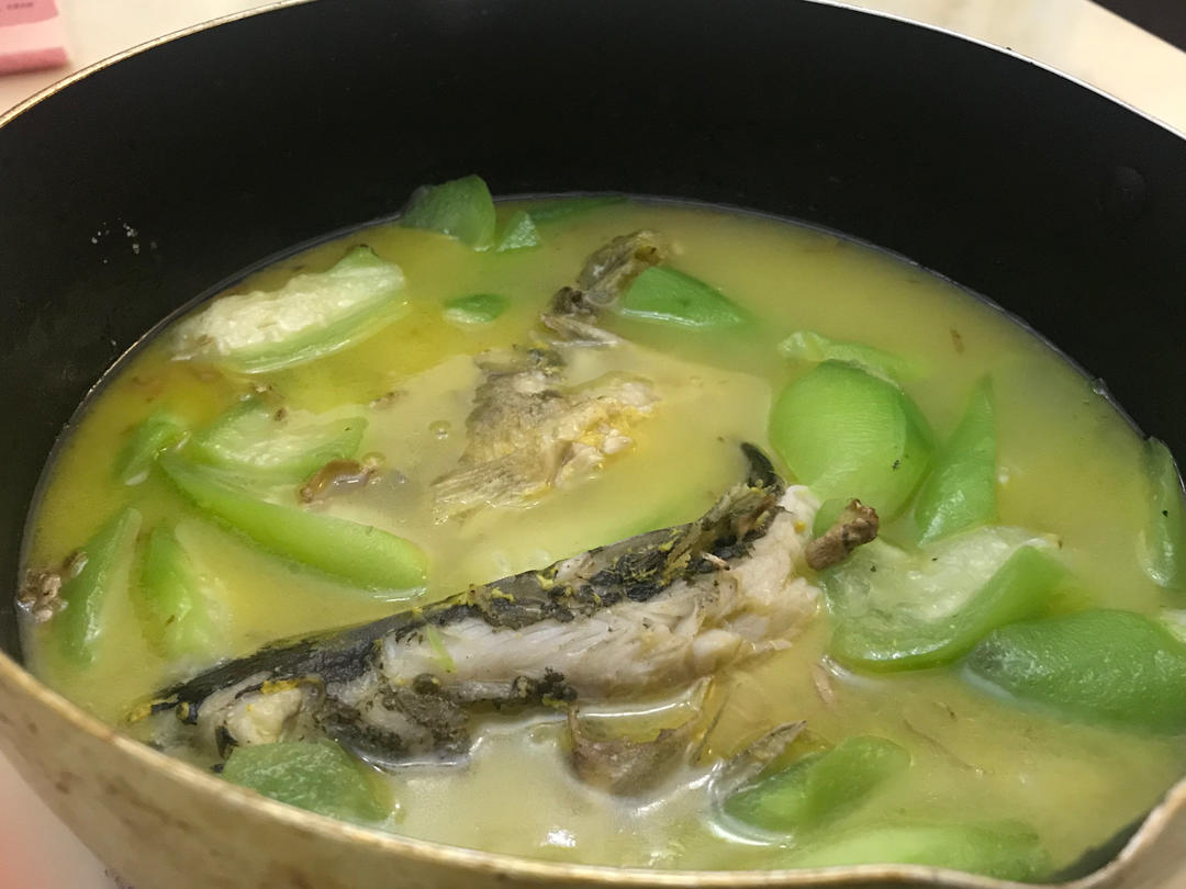 黄骨鱼丝瓜汤