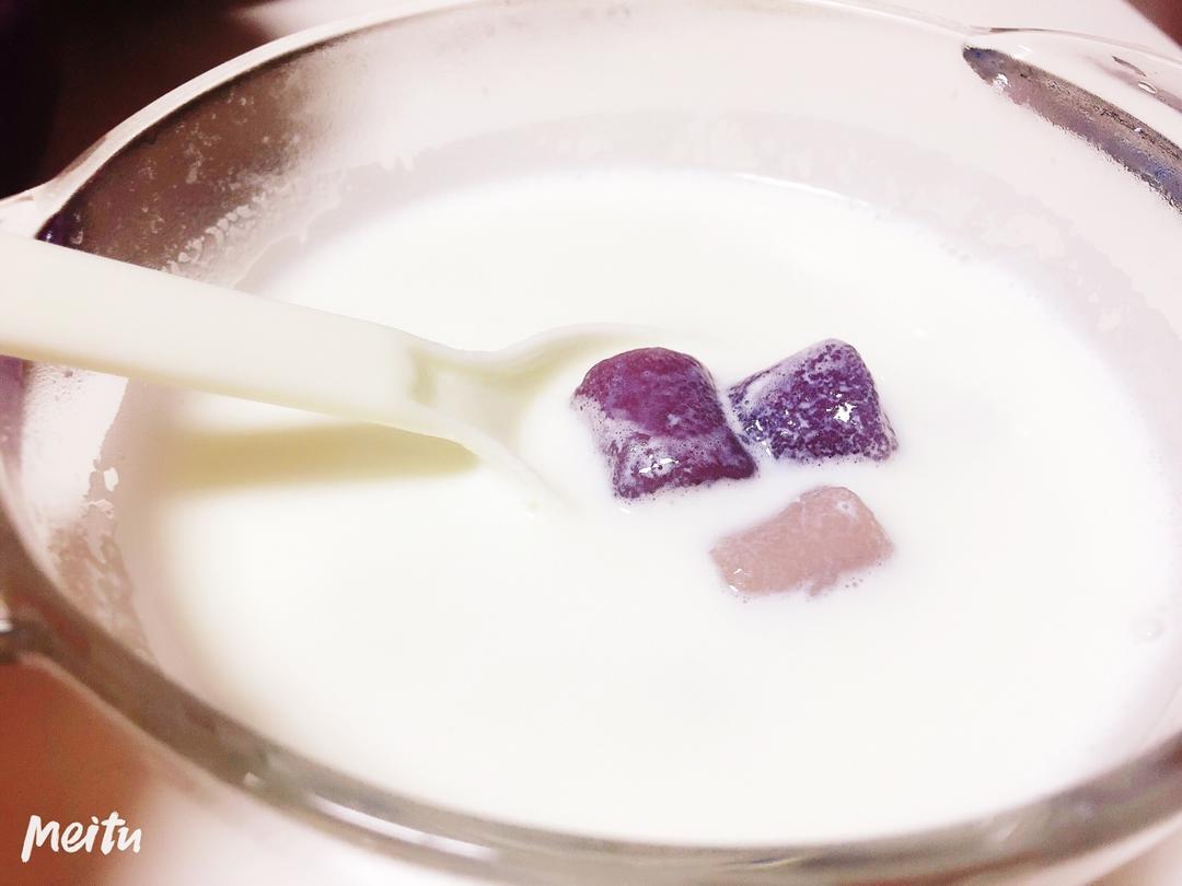 上班族的快手简单晚餐——自制芋圆奶茶