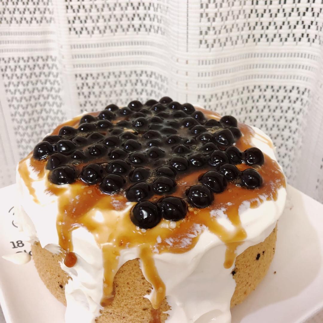 黑糖珍珠爆浆蛋糕