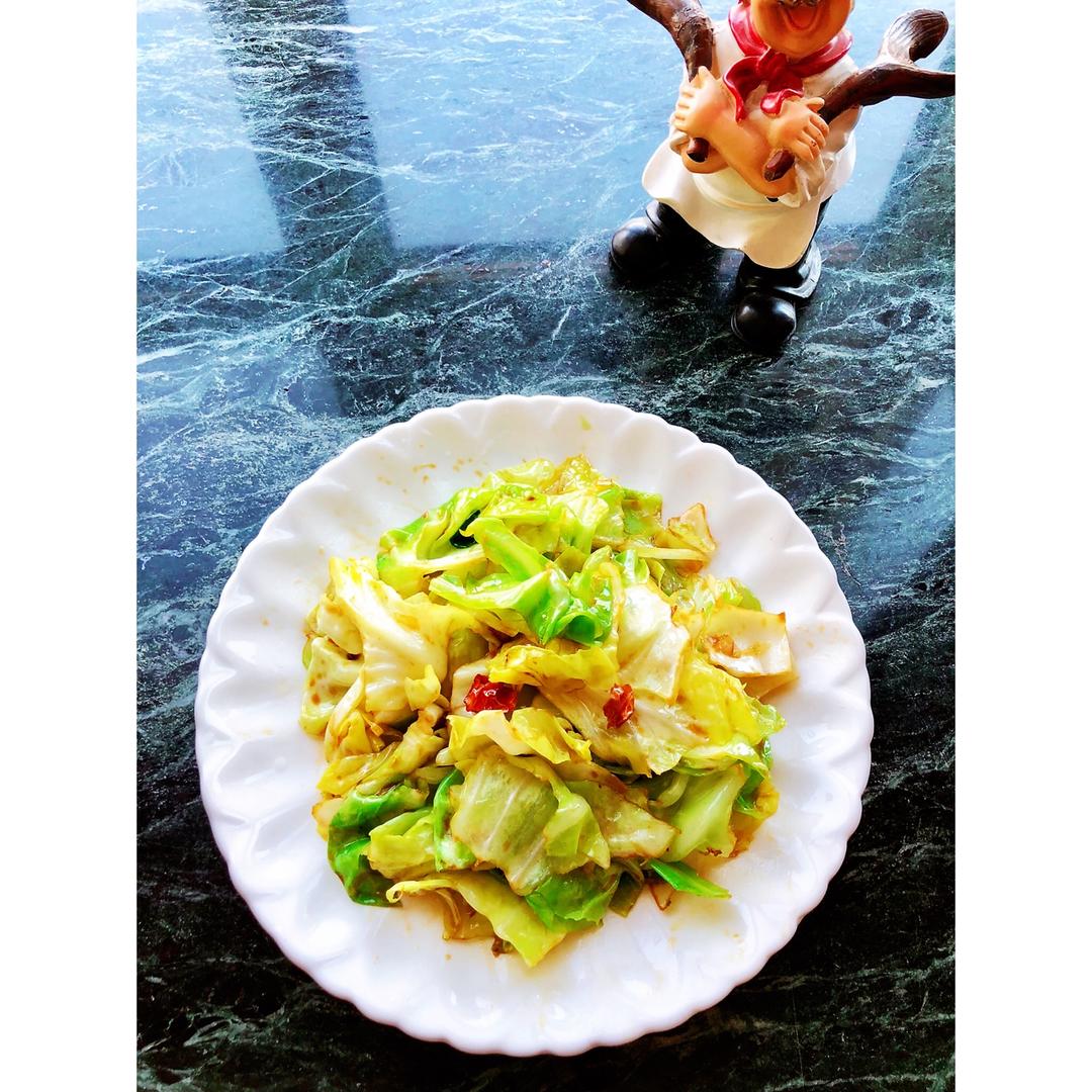 简简单单干煸包菜（卷心菜）