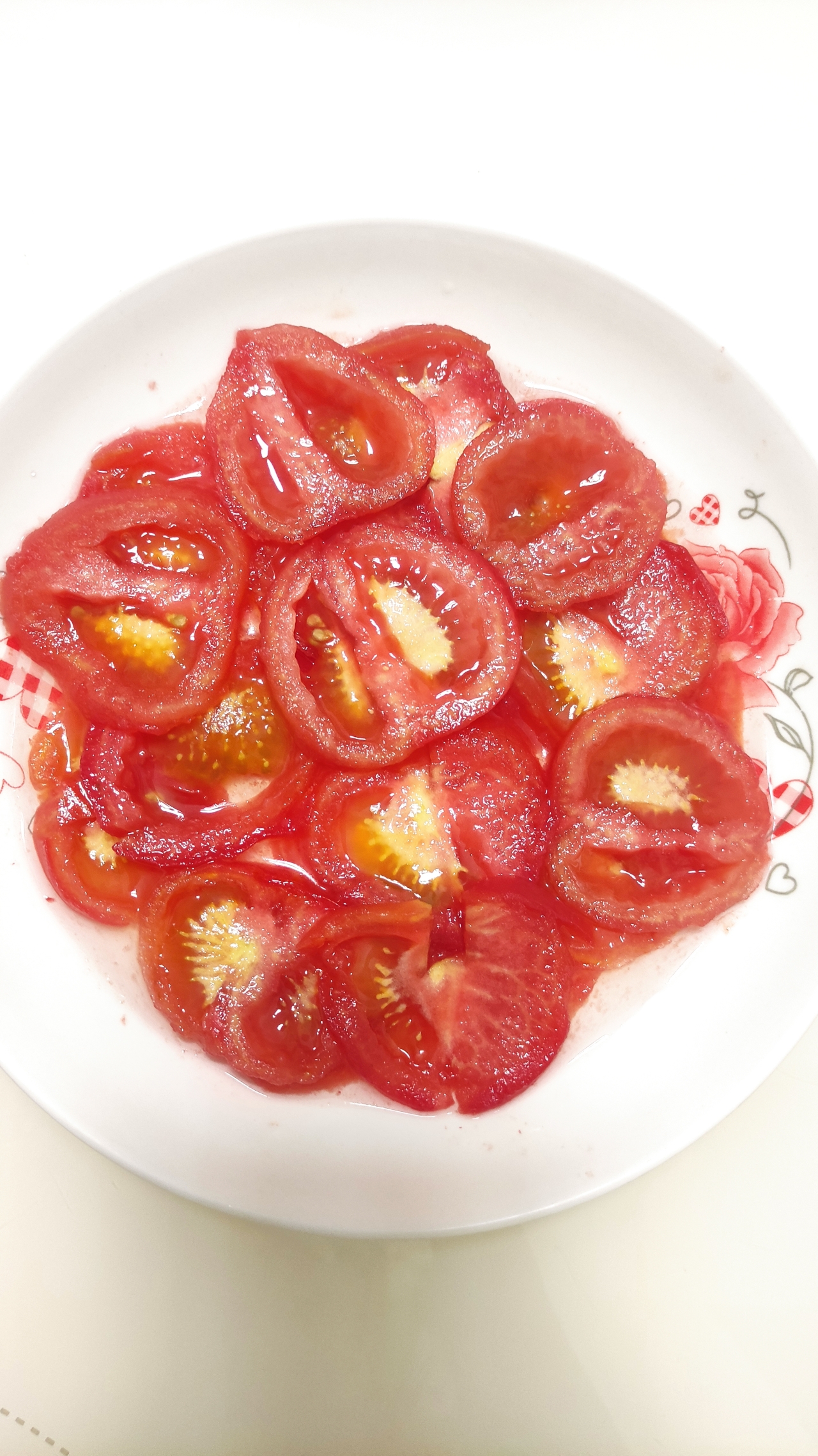 凉拌西红柿（俗称凉拌番茄零厨艺）的做法