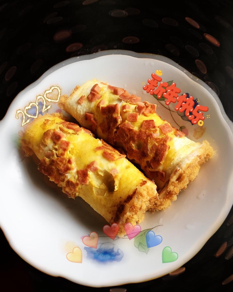 吐司这样做👉好吃到爆❗️紫薯芋泥西多士❗️