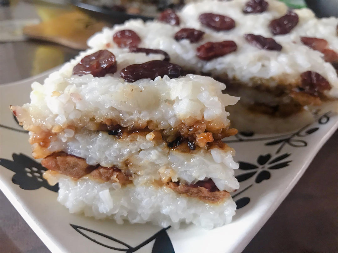 嗯晗做的糯米切糕