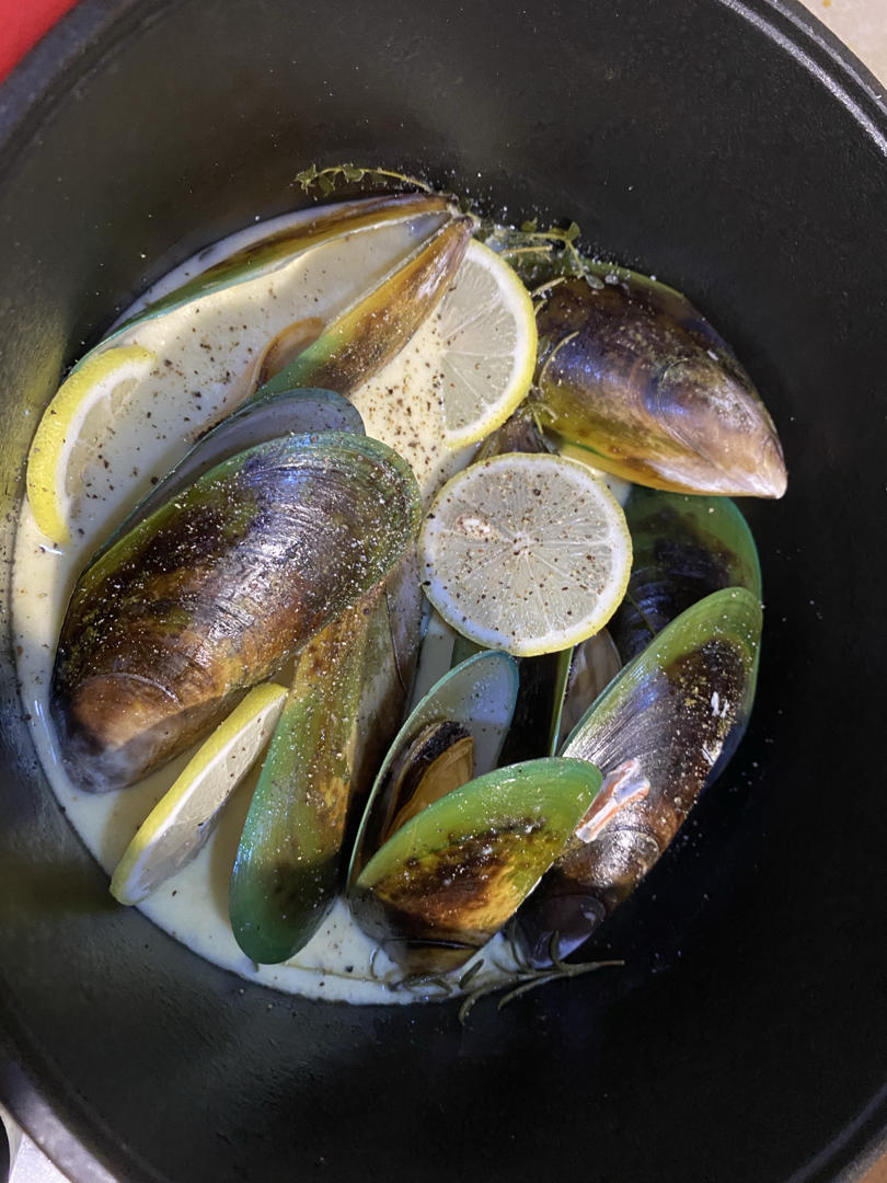 🇳🇿新西兰｜鲜掉眉毛的白葡萄酒奶油青口贝🤩