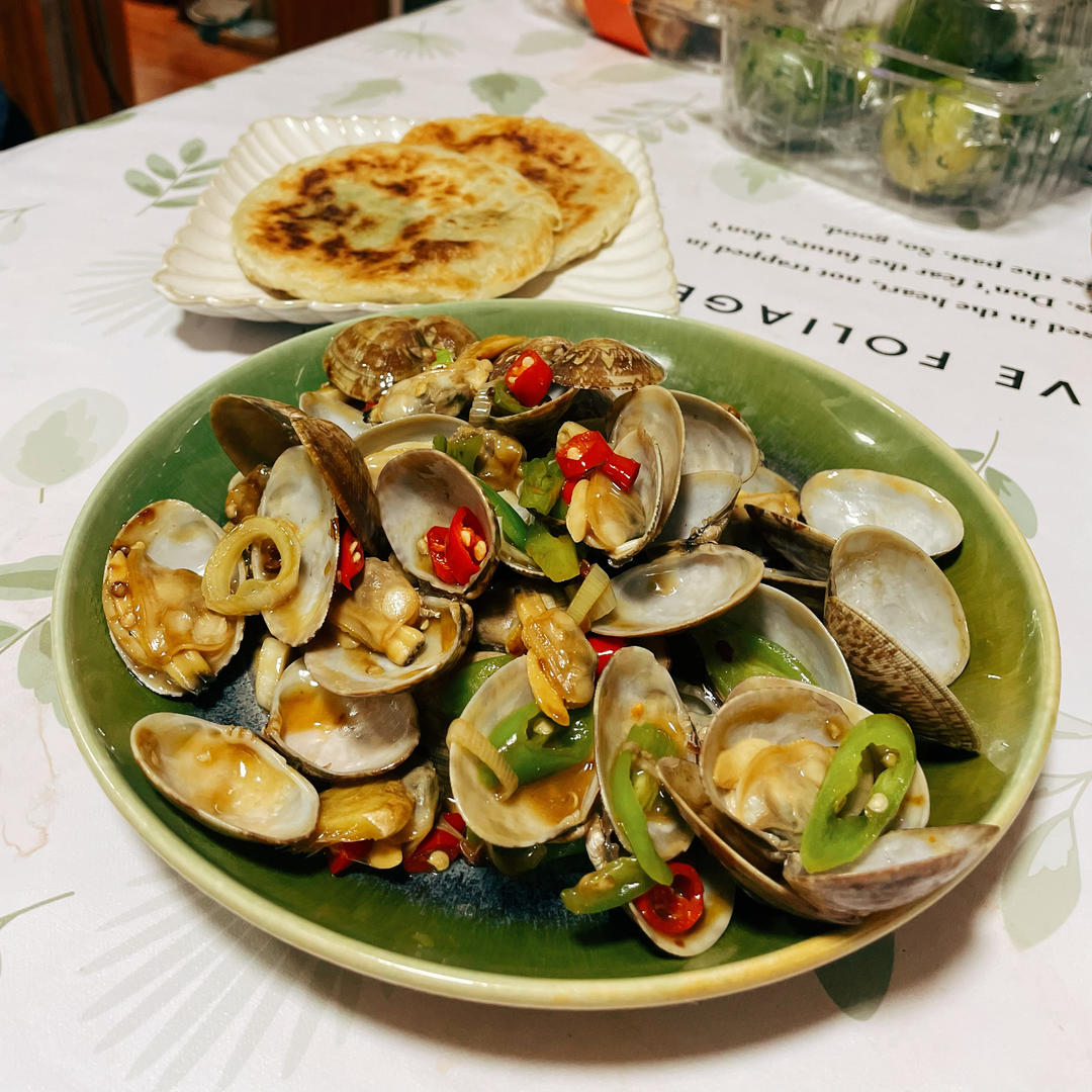 5分钟快手菜❗️秒杀路边摊爆炒花甲～好吃到爆