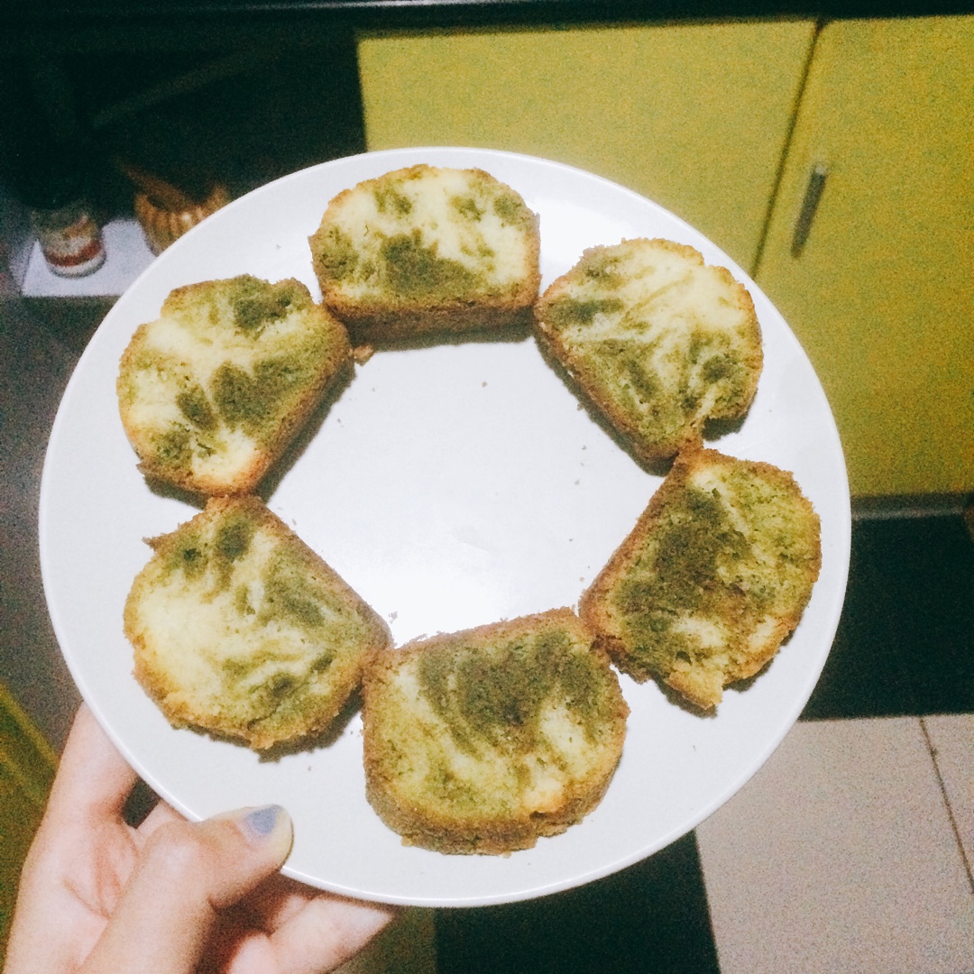 抹茶大理石磅蛋糕