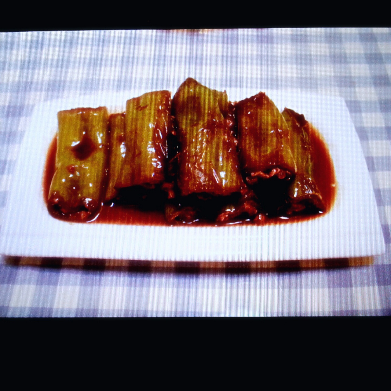肉馅辣椒-新手下厨 stuffed Chili pepper