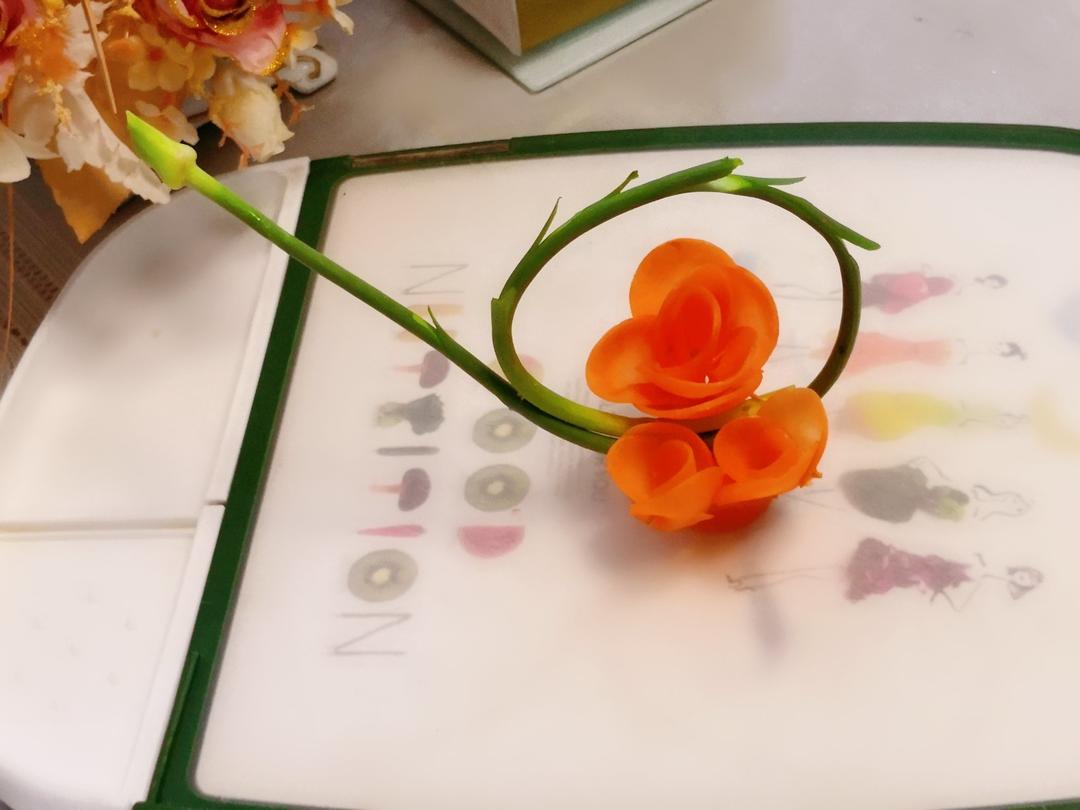 sunny厨娘做的萝卜胡萝卜花