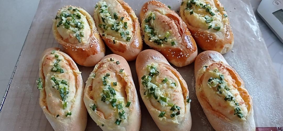 法式蒜香面包/一次发酵