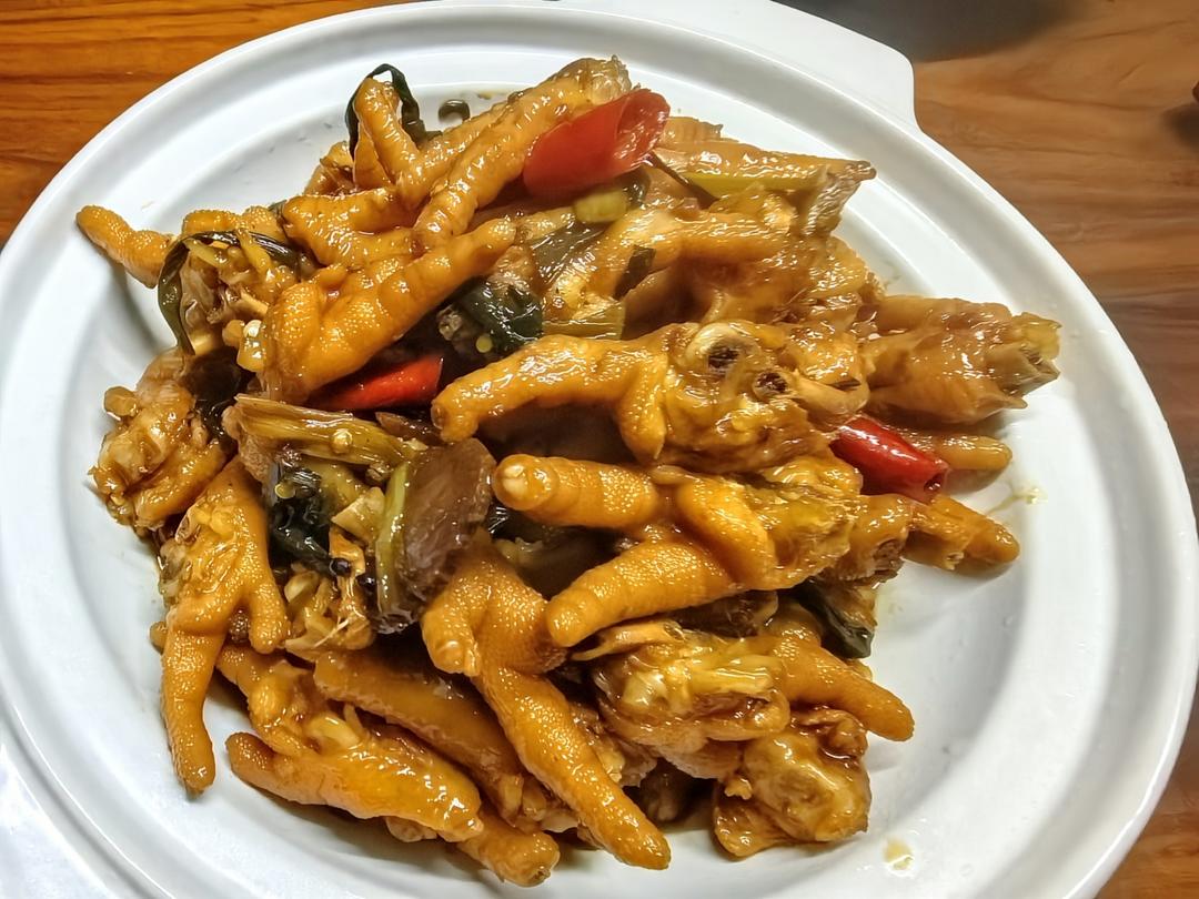 秘制红烧鸡爪