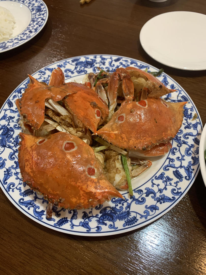 葱姜炒梭子蟹（very easy）