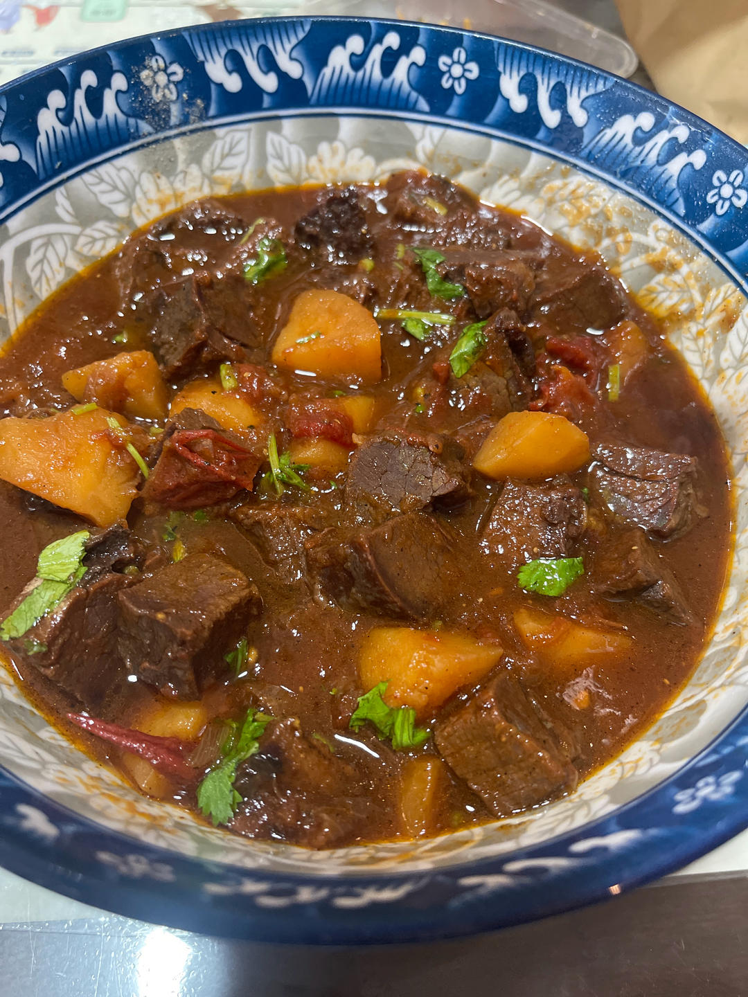 番茄土豆炖牛腩