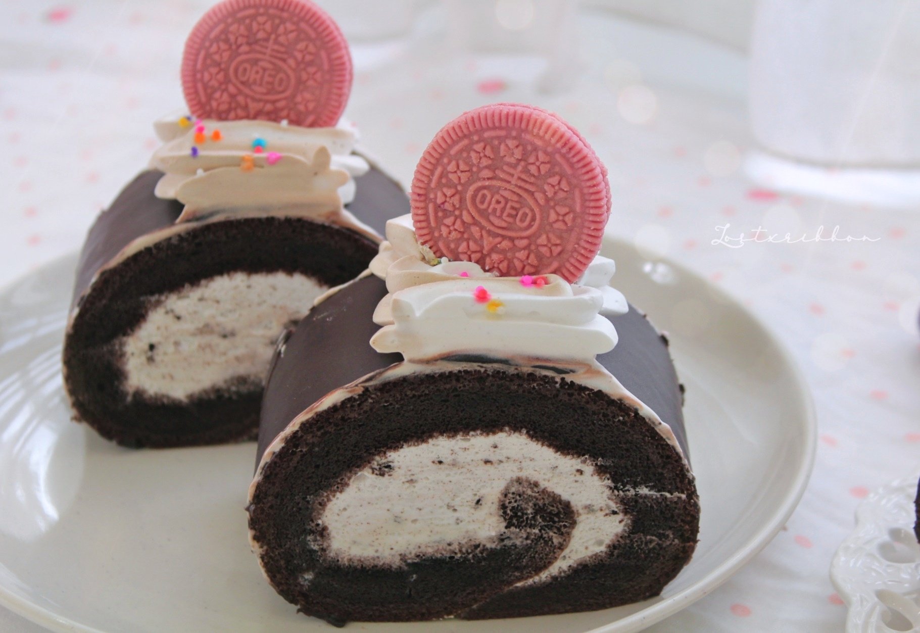 大满足‼️梦龙卷=可可蛋糕+巧克力榛子脆皮+奥利奥咸奶油