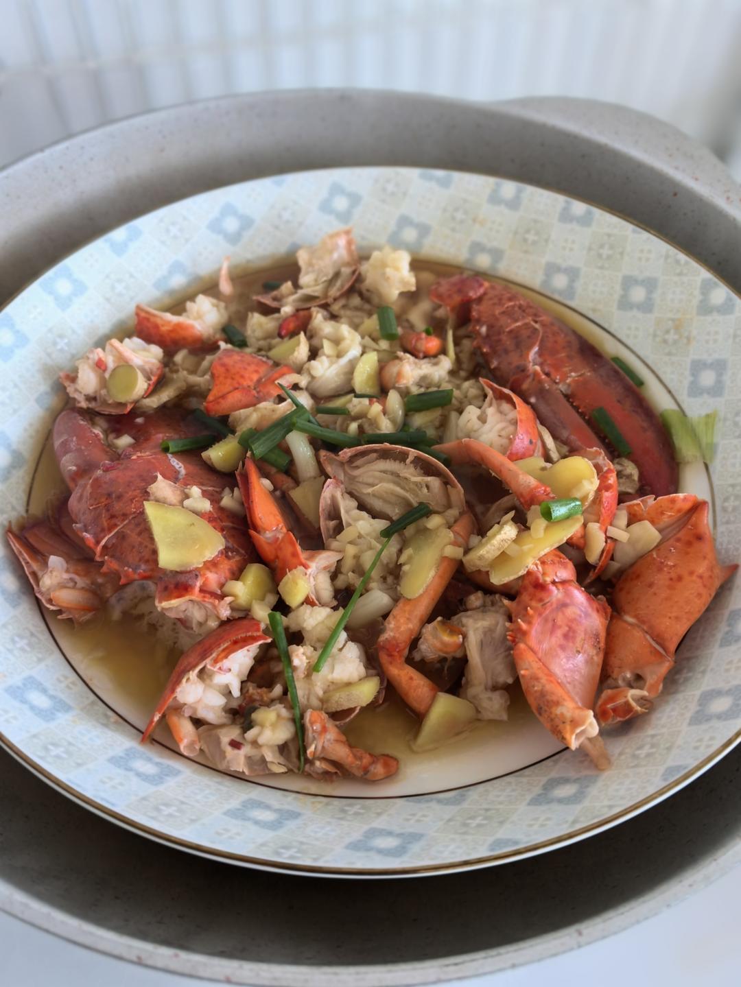 美味无敌的清蒸波士顿龙虾