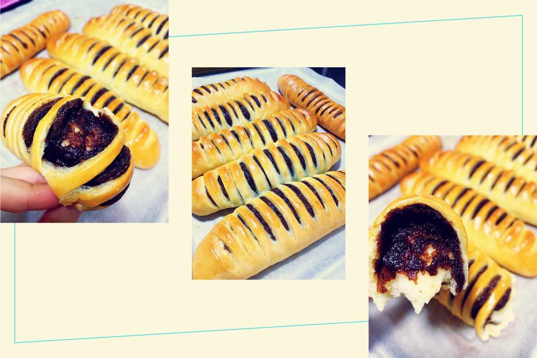 牛奶杏仁片排包