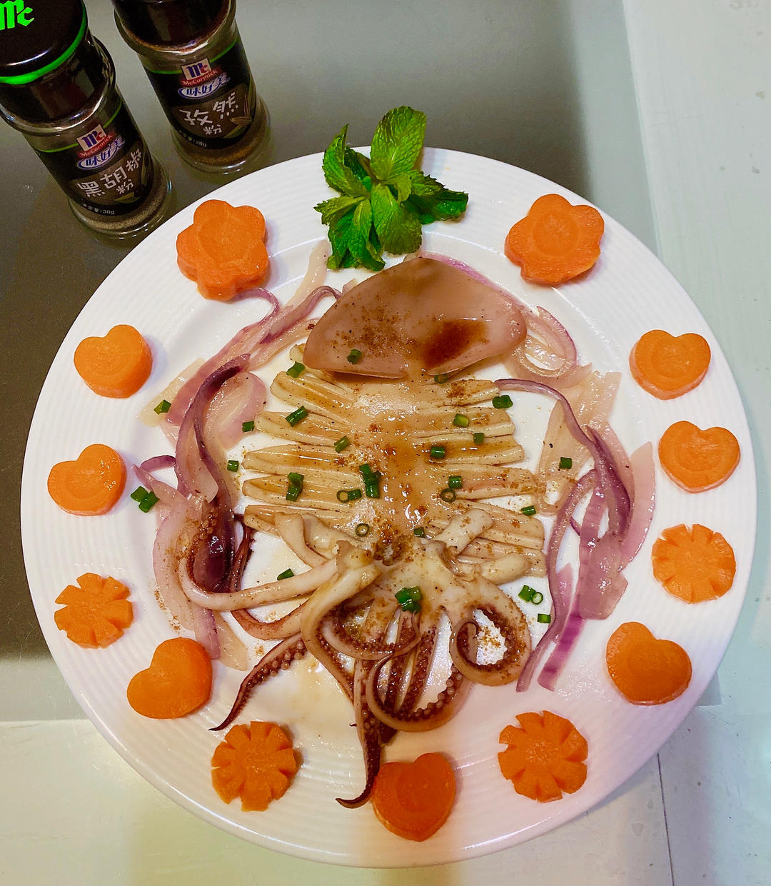 家庭版的铁板鱿鱼