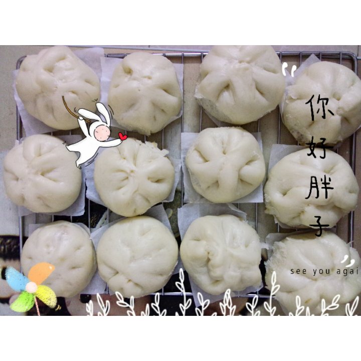 基础肉包做法 Steamed Dumplings