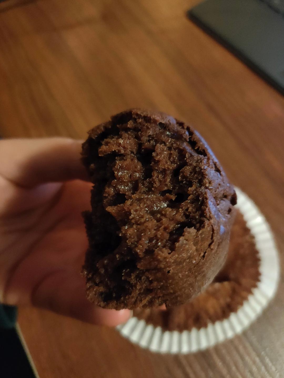 超快手低糖低脂酸奶可可低糖玛芬Chocolate Muffin