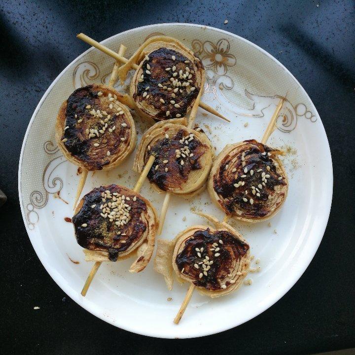 煎豆皮卷