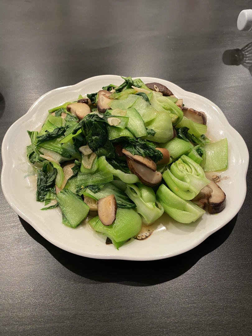 清炒香菇青菜