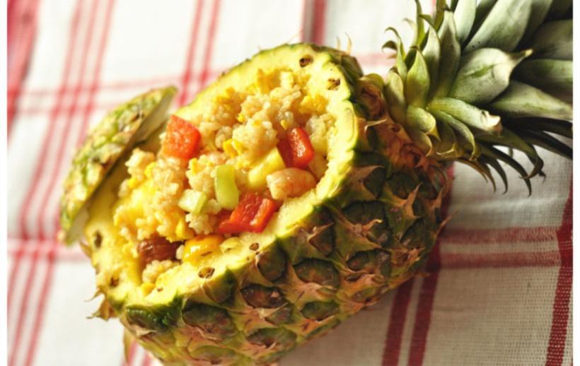 菠萝炒饭的做法