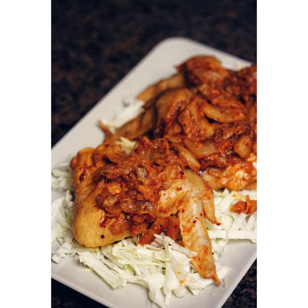 韩式泡菜烤鸡翅