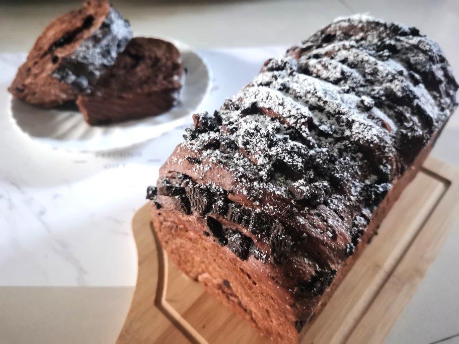 雪山巧克力吐司（巧克力奥利奥吐司面包）