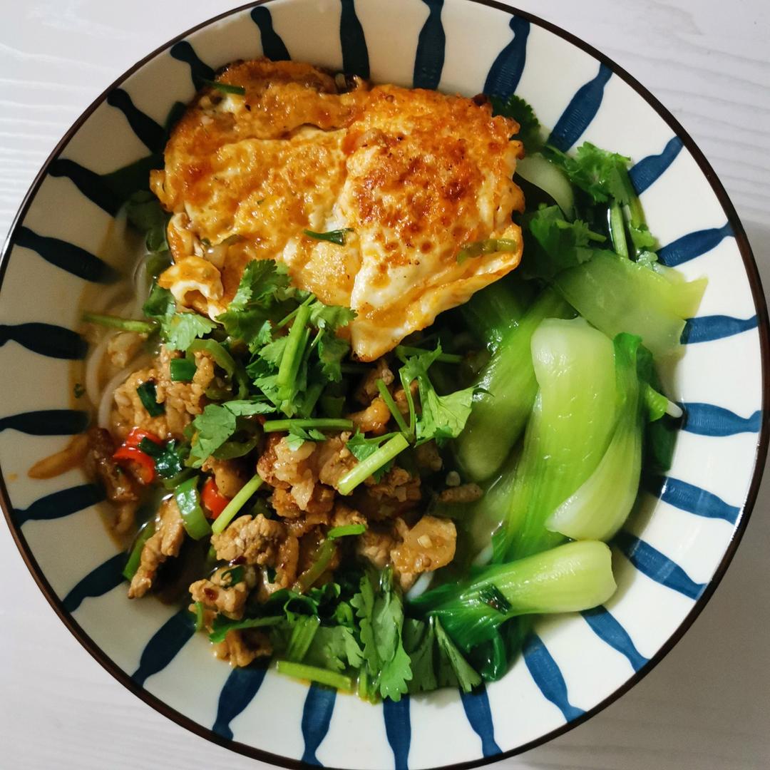 湖南米粉一碗被吃光连汤都不剩的快手早餐