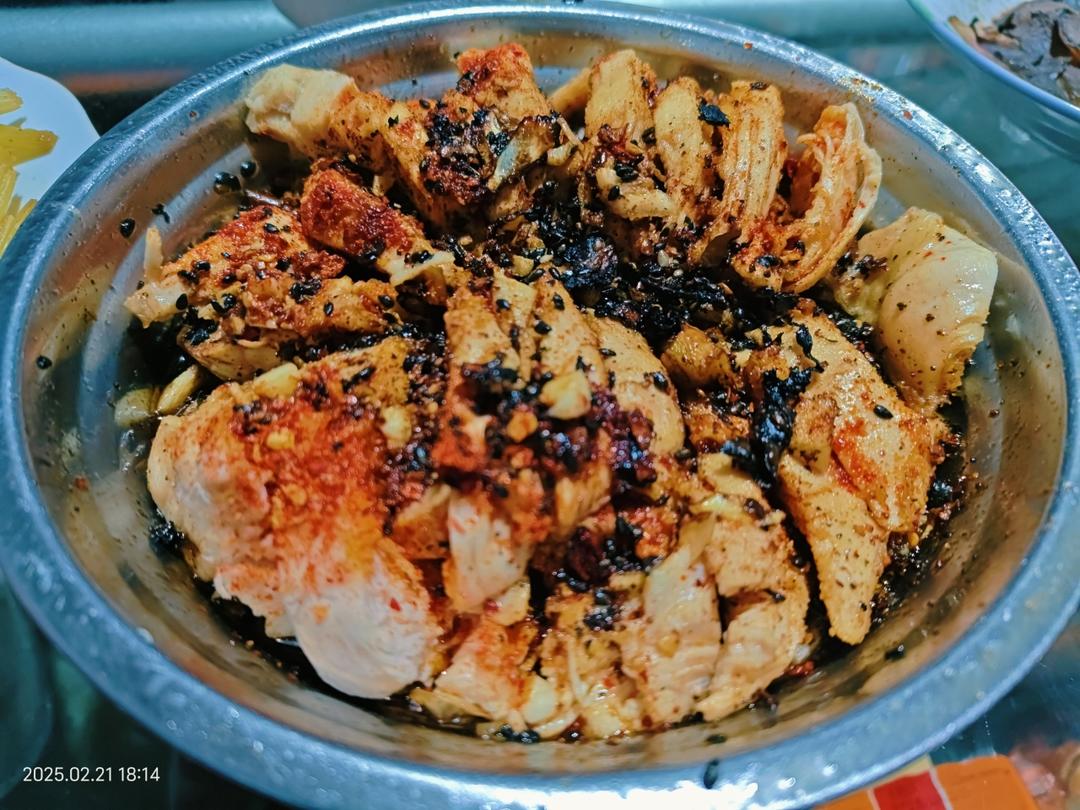 椒麻口水鸡