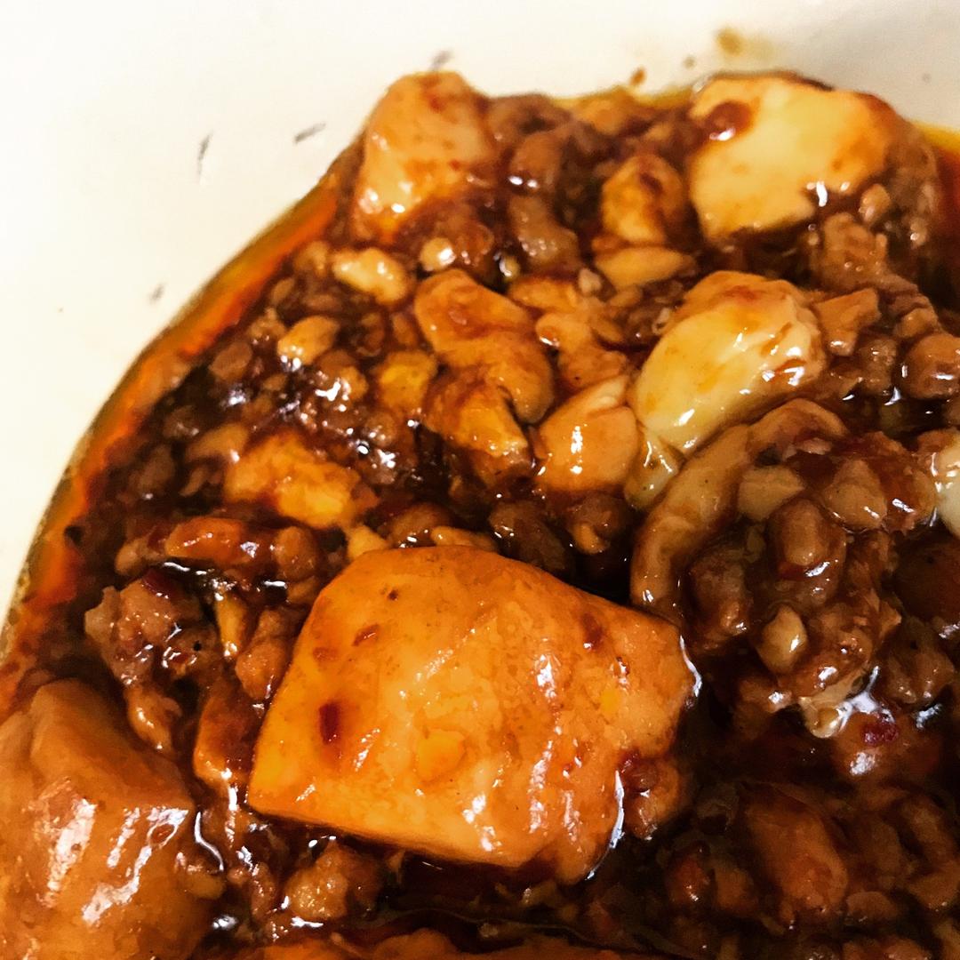 红烧肉沫豆腐