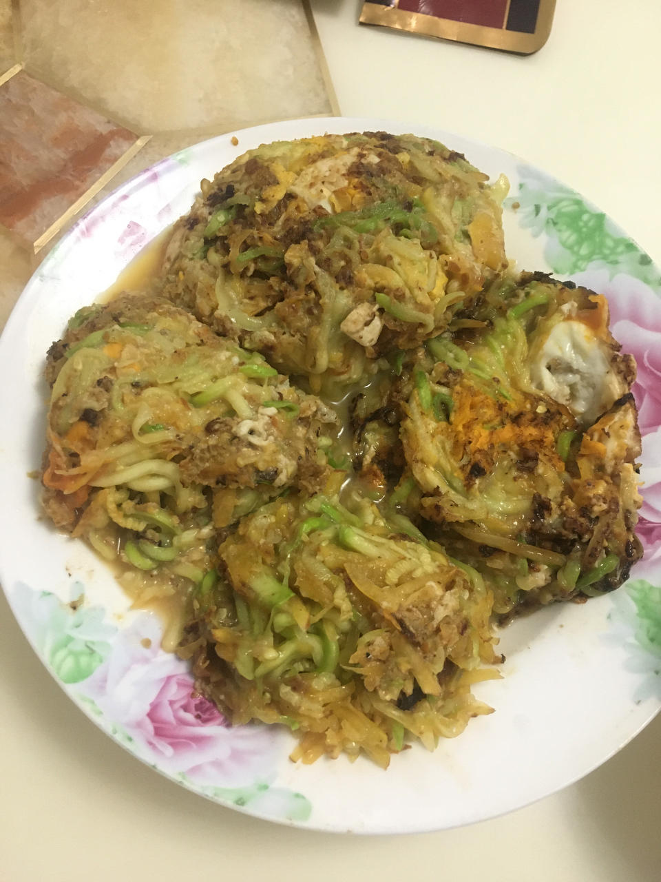 小吃糕点-蔬菜鸡蛋饼