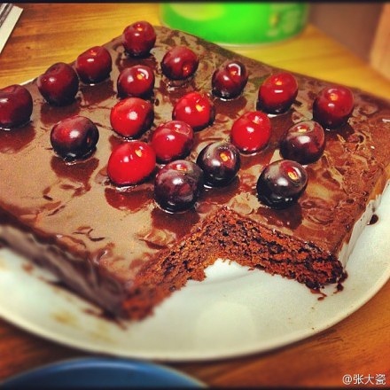 黑泥巧克力蛋糕的做法