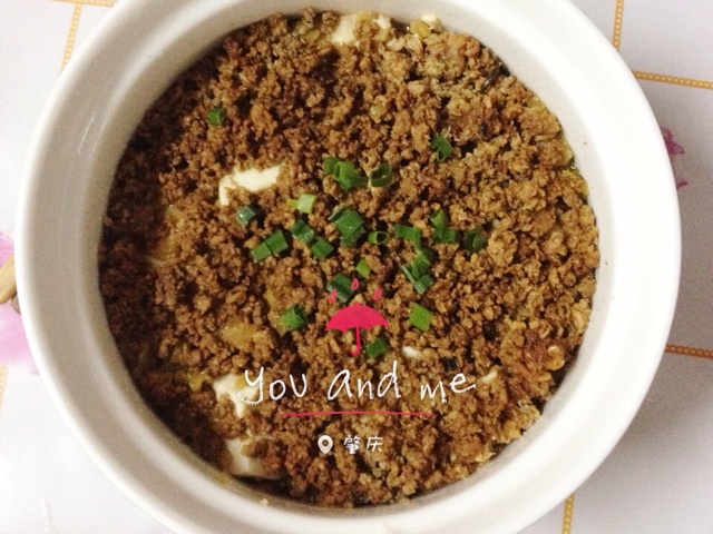 肉末蒸豆腐