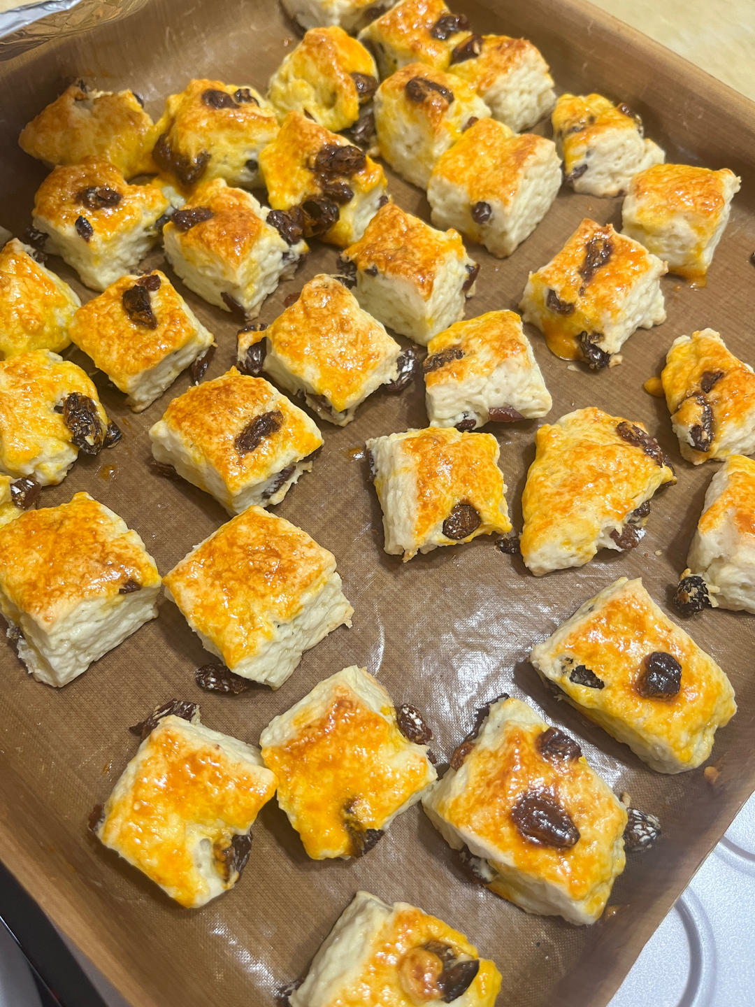 消耗淡奶油的司康