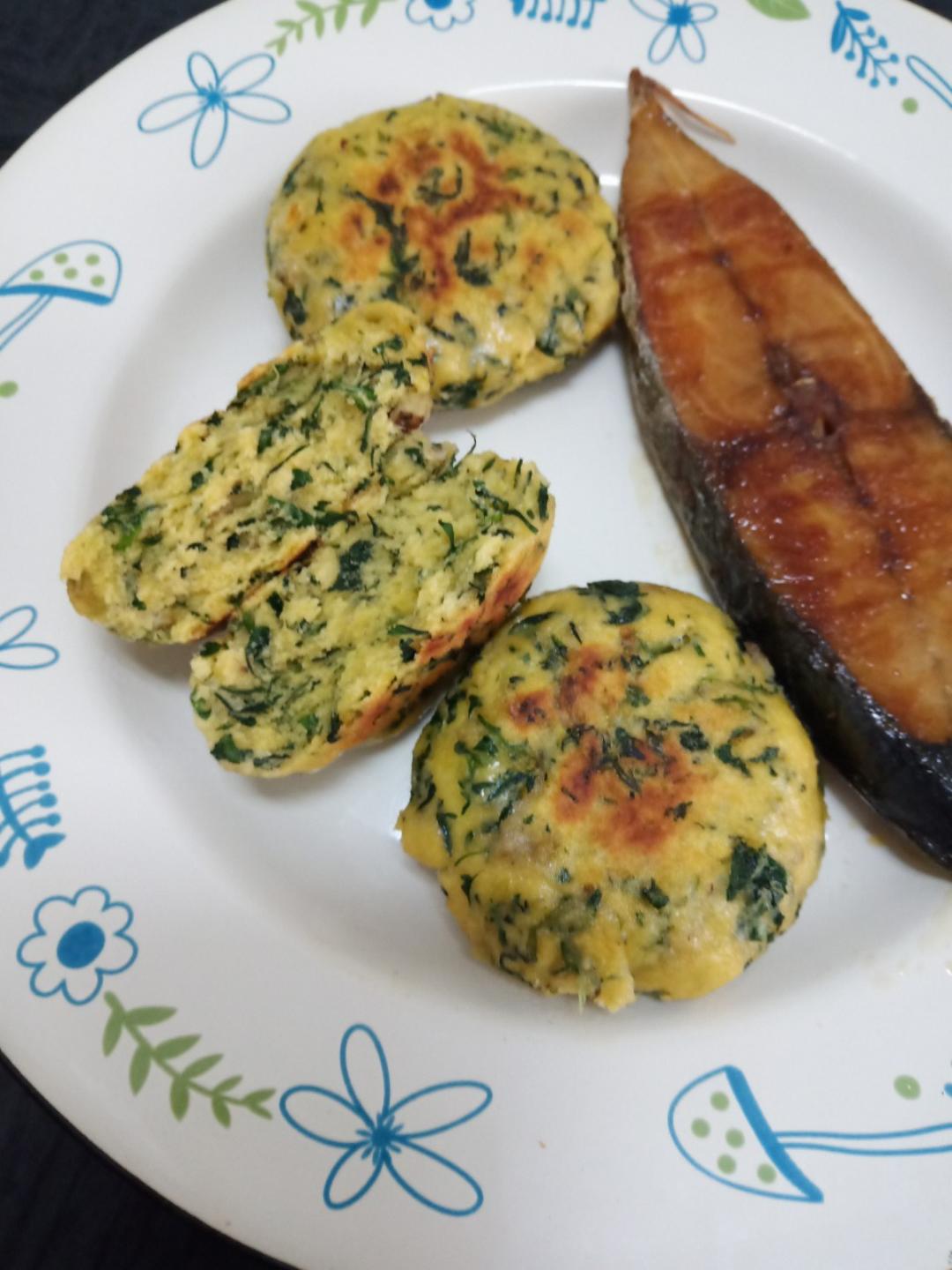 蒲公英贴饼子