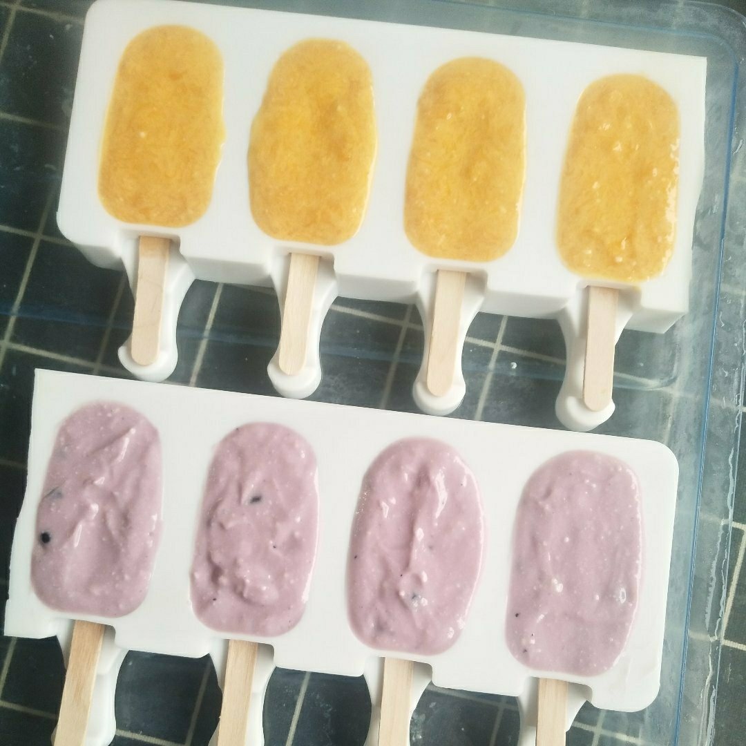 各种棒冰  ▍ 菠萝冰棒&柠檬乳酪冰棒