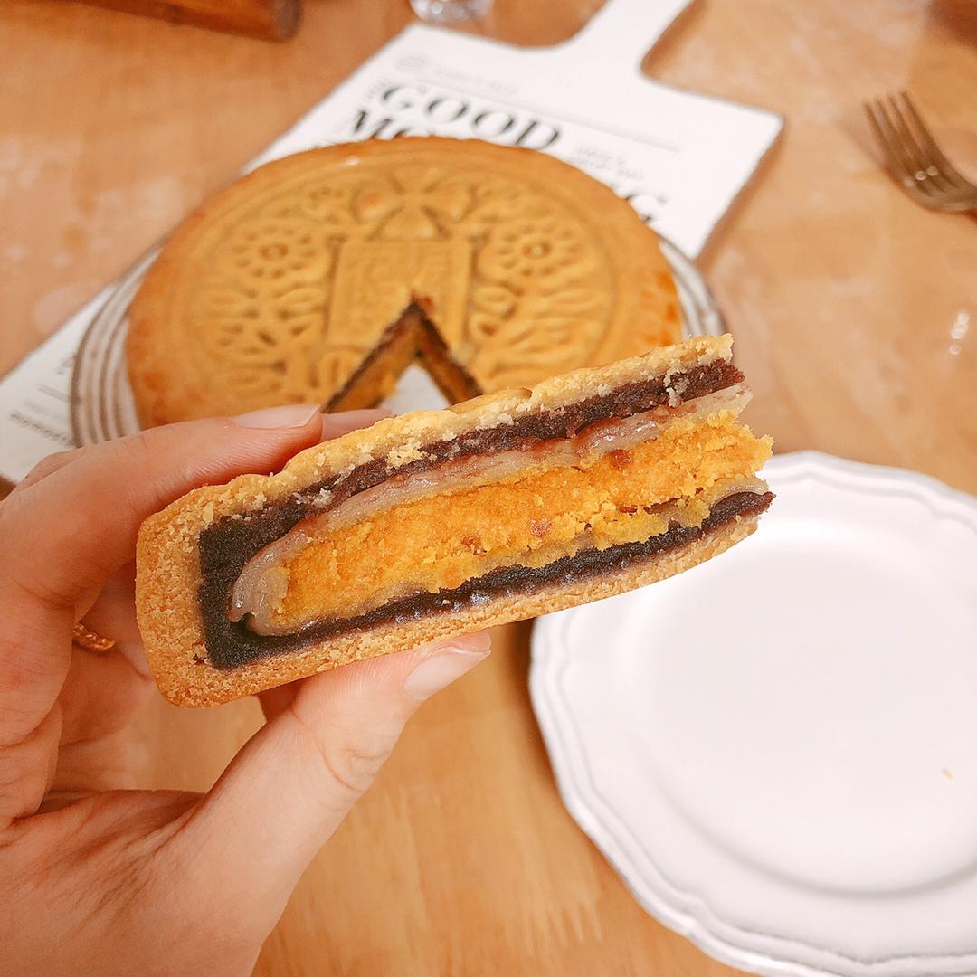 《Tinrry+》教你做广式大月饼（芋泥+麻薯+咸蛋黄肉松）