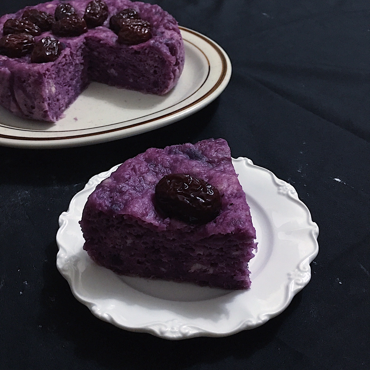 零难度Q弹松软紫薯发糕‼️老少皆宜中式糕点的做法 步骤5