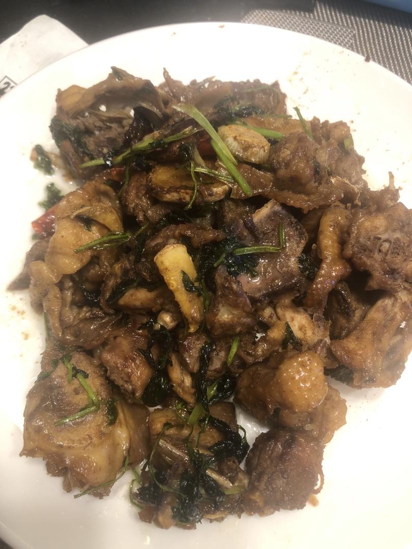 辣炒鸡架