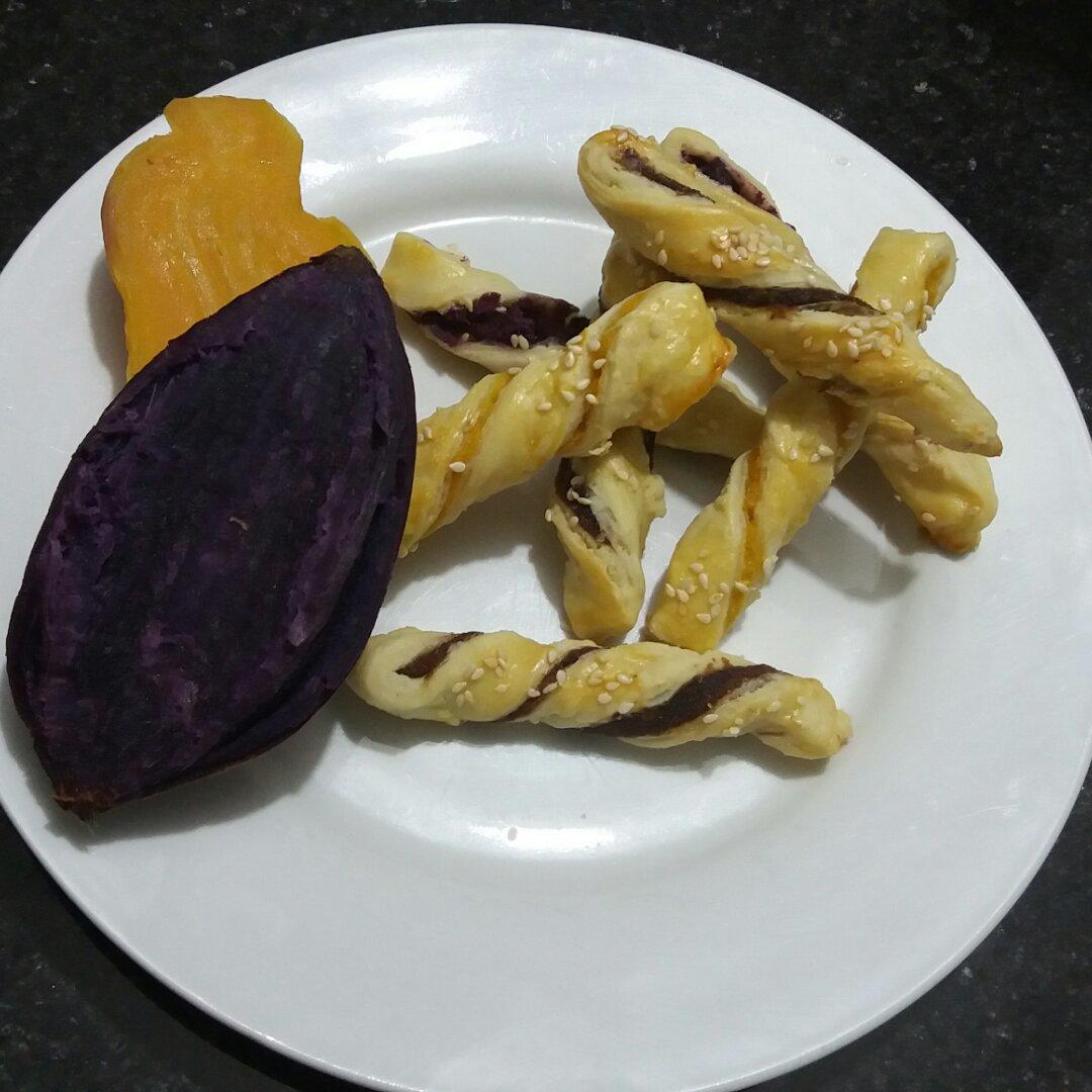 豆沙扭扭酥